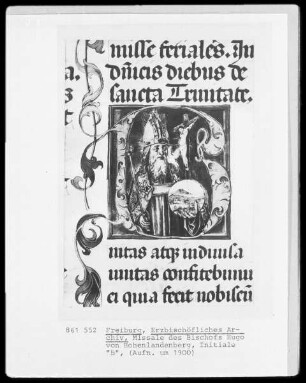 Initiale "B"