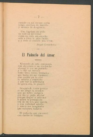 El pañuelo del amor