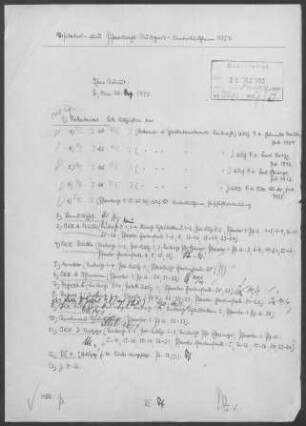 Untertürkheim: Visitationsberichte mit Pfarrberichten 1953