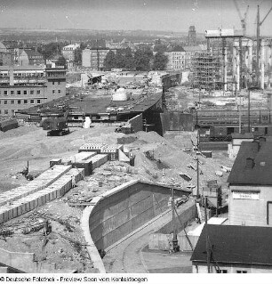 Dresden Verkehrszug; Kleine Plauensche Straße; (Hochstraße)