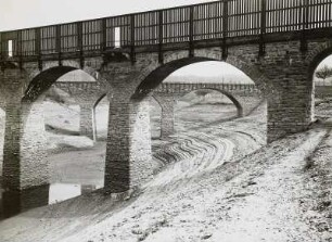 Malter, Talsperre, Eisenbahn- und Straßenbrücke