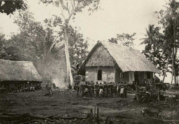 "The first missionary house built in Neu-Lauenburg"