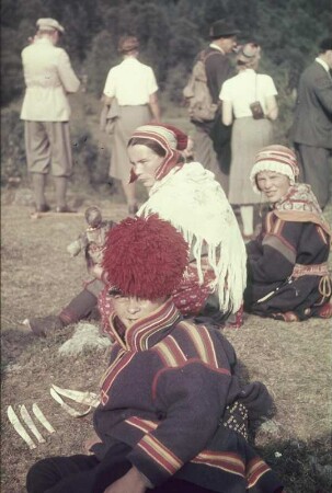 Reisefotos Norwegen. Samen in Tracht