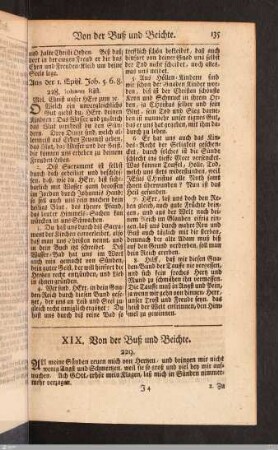 XIX. Von der Buß und Beichte.