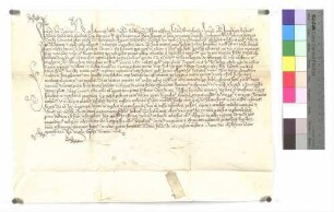 Abt Johannes von Fulda und der dortige Konvent erneuern mit Ellwangen die schon 1193 unterAbt Kuno gestiftete Fraternität.