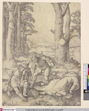 [Mohamed tötet den Mönch Sergius; Mohammed and the monk Sergius]