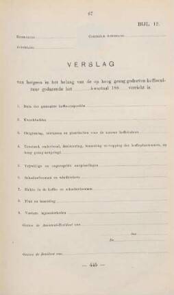 Bijl. 12. Verslag van hetgeen in het belang ...