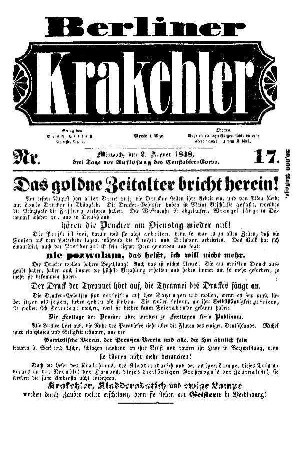 No 17.: No 17, 02.August 1848
