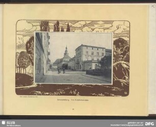 Schmiedeberg. Die Friedrichsstrasse