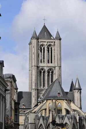 Gent - Sankt Nikolauskirche : Die Sankt Nikolauskirche, aufgenommen in Gent am 1. April 2010