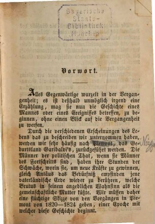 Memoiren des Generals Garibaldi herausgegeben von Alexander Dumas : Deutsch von Gottlob Fink. 1