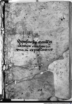 (Bedae) Expositio evangelii Marci usque ad 2,21 - BSB Clm 14758