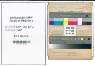 Entnazifizierung Kaethe Holl , geb. 23.08.1909 ()