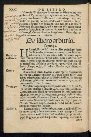 De libero arbitrio. Caput 31.