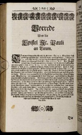 Vorrede Uber die Epistel St. Pauli an Titum.