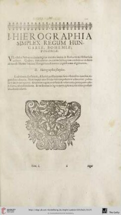 Hierographia simplex Regum Hungariӕ, Bohemiӕ & Poloniӕ