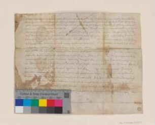 Der Rat der Stadt Prenzlau verschreibt sich dem Matthias Fahrenholz über 200 Taler.