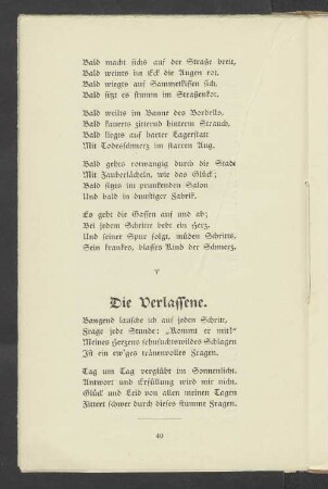 Die Verlassene