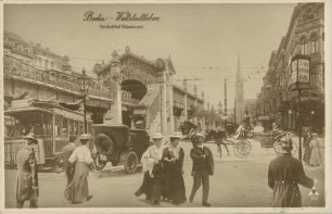 Berlin - Weltstadtleben - Hochbahnhof Bülowstrasse.