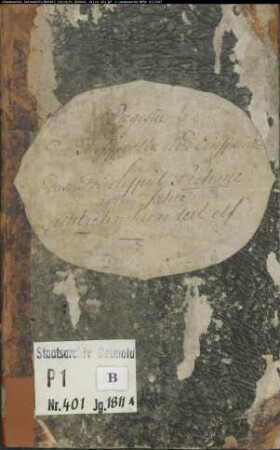 Zivilstandsregister der evangelischen Gemeinde Rehme, Kreis Minden (A 1811) (Gemeinde: Evangelische Gemeinde Rehme)