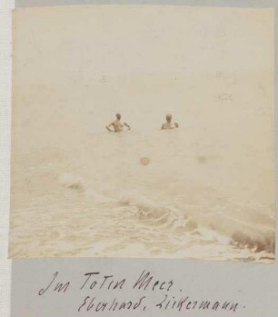 Im Toten Meer. Eberhard, Zickermann.