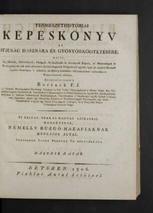 Bd. 2: Bilderbuch zum Nutzen und Vergnügen der Jugend