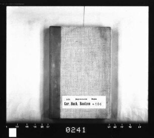 Gerichtshandelsbuch von Gaußig und Günthersdorf