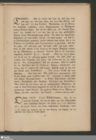 Ostern 1919: 1115 Schülerinnen