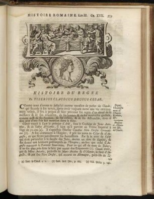 Histoire du Regne De Tiberius Claudius Drusus Cesar.