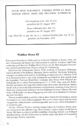 Walther Hesse 85