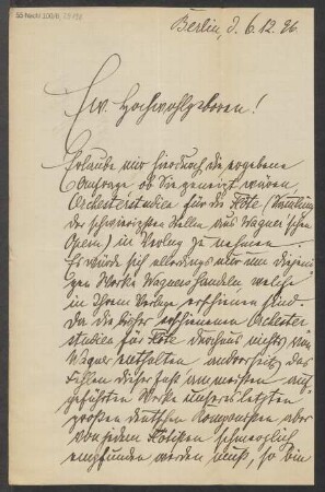 Brief an B. Schott's Söhne : 06.12.1896