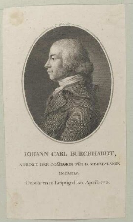 Bildnis des Iohann Carl Burckhardt