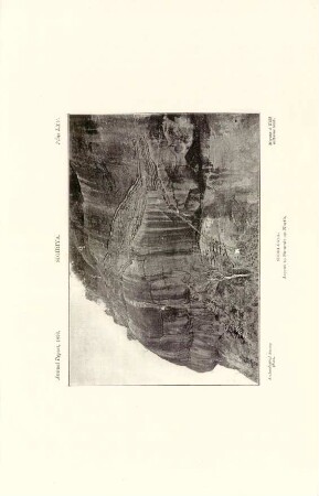 Plate LXV. Sigiriya. Sigiri-Gala. Ascent to summit on north.