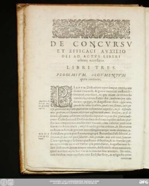 De Concursu Et Efficaci Auxilio Dei Ad Actus Liberi arbitrii necessario. Libri Tres.