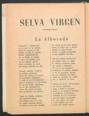 Selva virgen