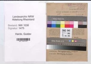 Entnazifizierung Gustav Harde , geb. 06.12.1891 (Lehrer)
