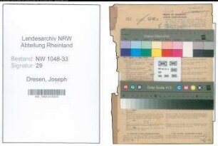 Entnazifizierung Joseph Dresen , geb. 21.09.1891 (Lehrer)