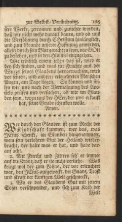 Wer durch den Glauben ist zum Recht der Kindschaft kommen ...