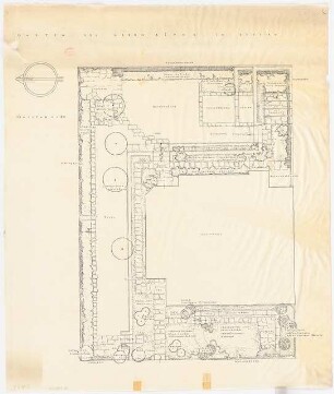 Garten Bäthe, Dessau: Gartenplan 1:50