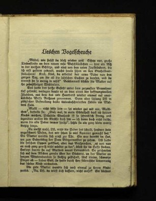 Lieschen Vogelscheuche