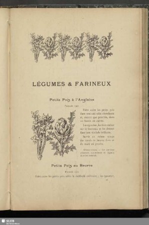 Légumes &Farineux