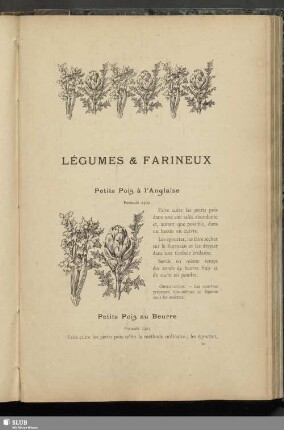Légumes &Farineux