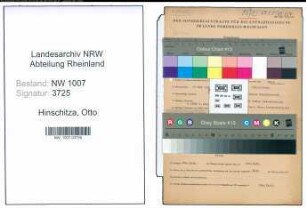 Entnazifizierung Otto Hinschitza , geb. 17.05.1906 (Tellerofenwaerter)
