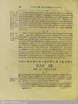 Cap. XII. De Syndicis