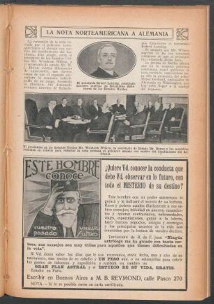 La nota norteamericana a Alemana