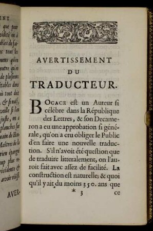 Avertissement Du Traducteur.