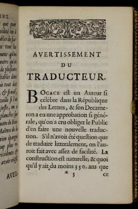 Avertissement Du Traducteur.