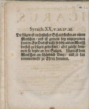 Syrach. XX, v.26.27.28.