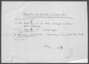 Rosenfeld mit Erlaheim und Binsdorf: Visitationsbericht mit Pfarrbericht 1951