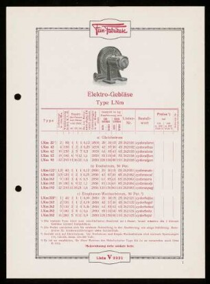 Liste V 2321